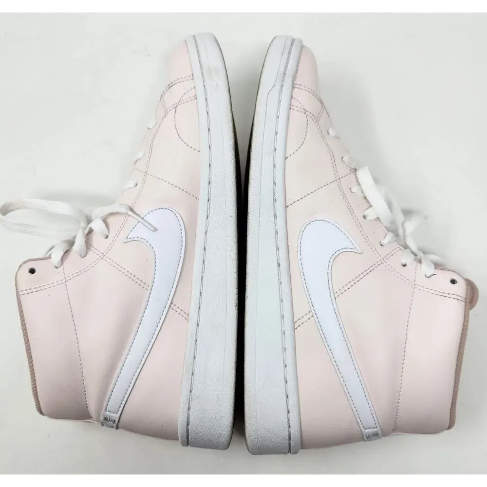 Nike Womens Size 10 Court Royale 2 Mid Soft Pink White Sneakers FD0286 600
